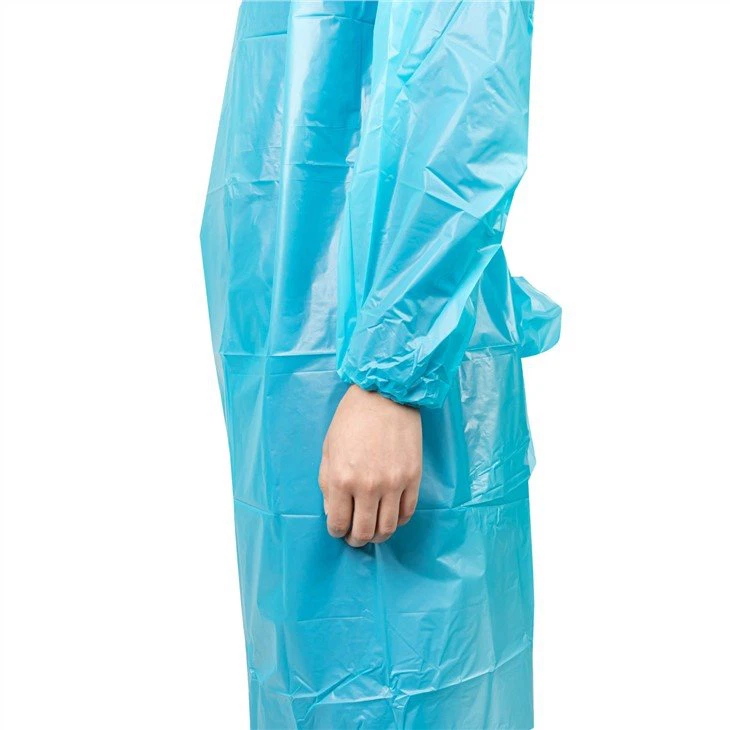 CPE gowns with elastic cuff 5