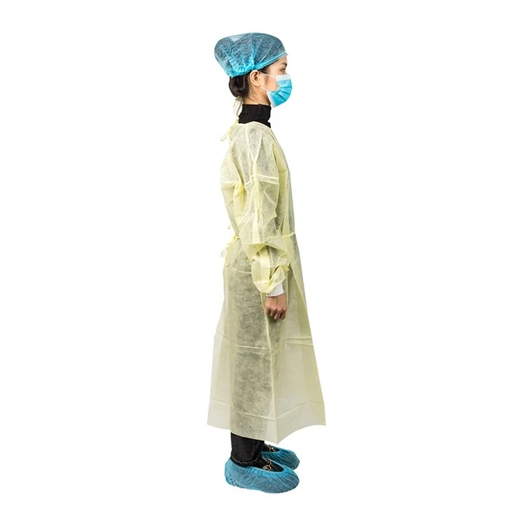 yellow isolation gowns 2