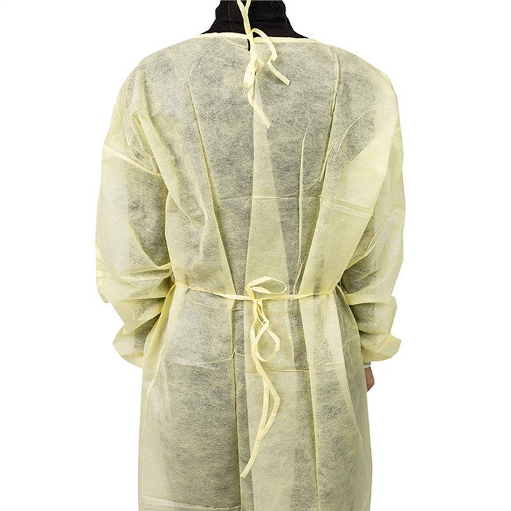 yellow isolation gowns 3